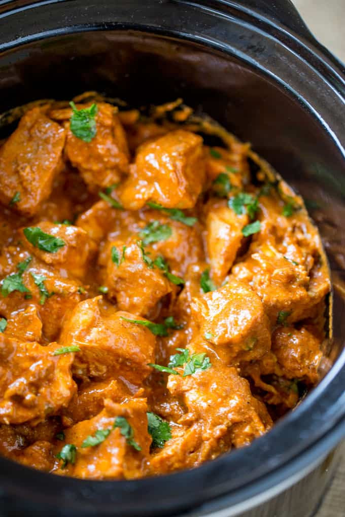 Chicken Recipes Indian
 Slow Cooker Indian Butter Chicken Recipe Dinner Then Dessert