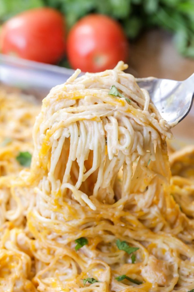 Chicken Spaghetti With Cream Cheese
 EASY Chicken Spaghetti recipe