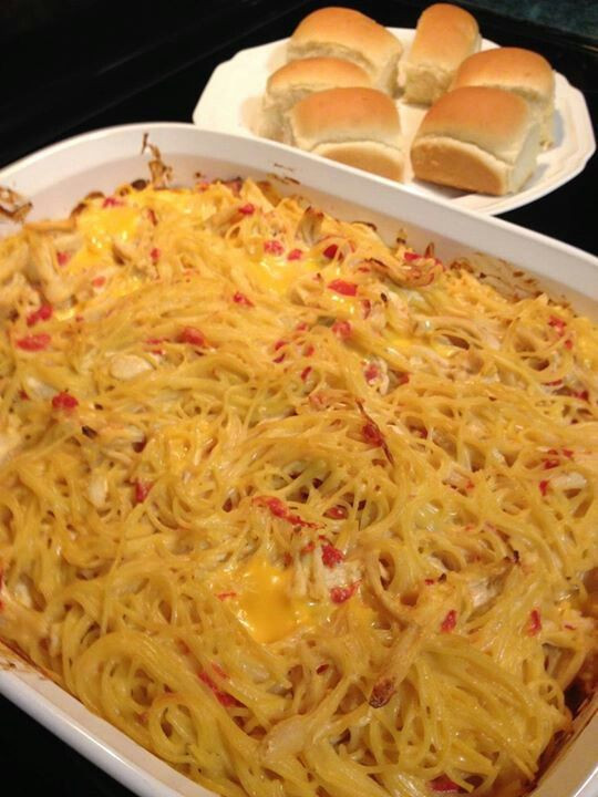 Chicken Spaghetti With Velveeta And Cream Of Mushroom
 17 images about Chicken recipes on Pinterest