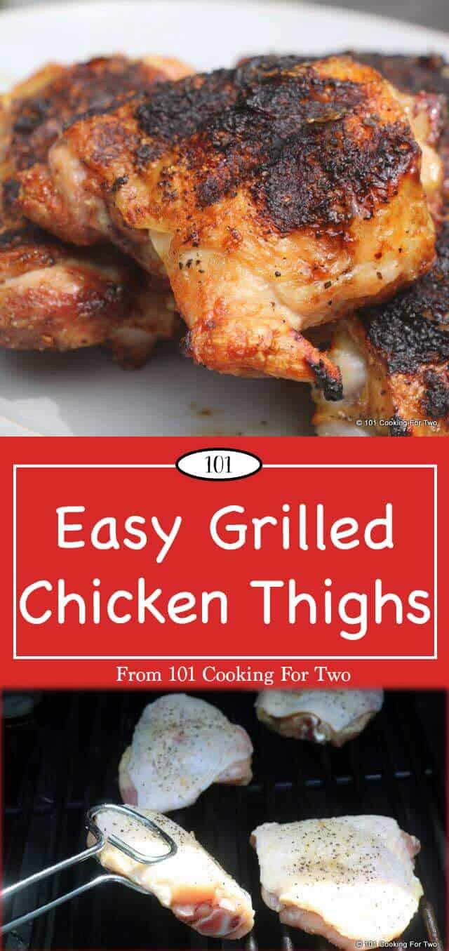 Chicken Thighs On Gas Grill
 Easy Grilled Chicken Thighs