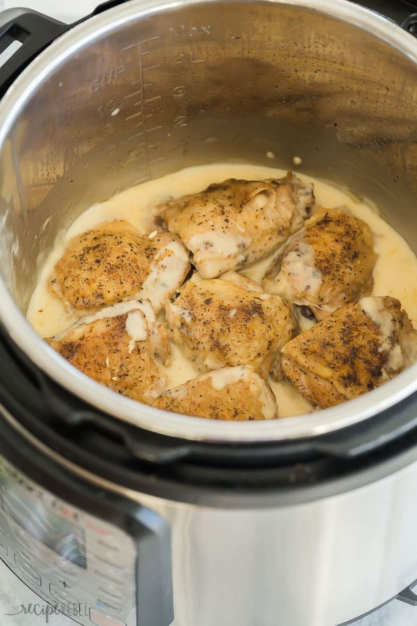 Chicken Thighs Pressure Cooker
 Creamy Garlic Instant Pot Chicken Thighs pressure cooker