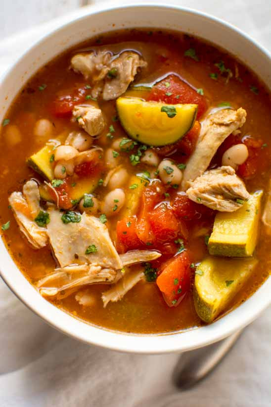 Chicken Tomato Soup
 Slow Cooker Chicken Tomato and White Bean Soup Slow