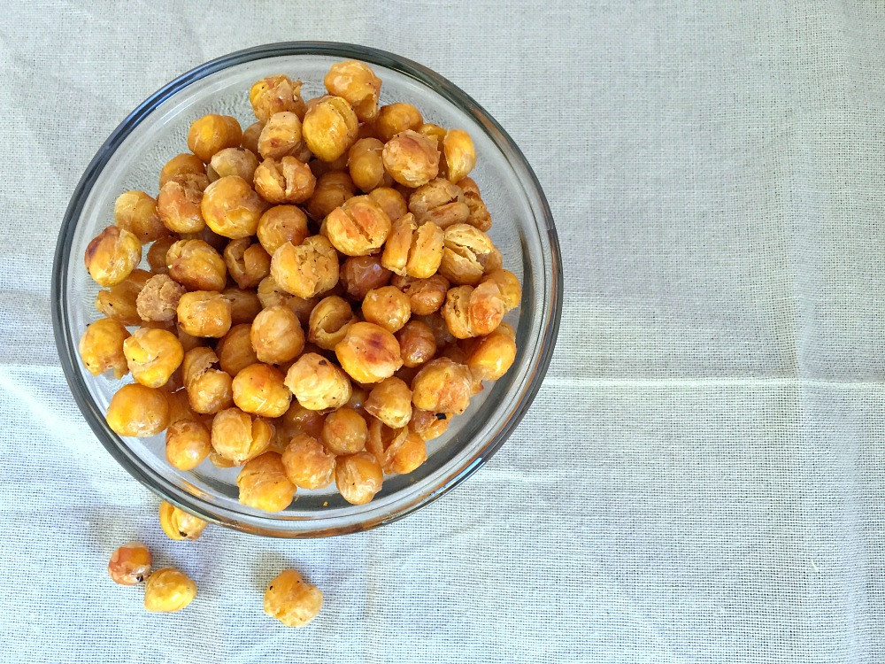 Chickpea Snacks Recipes
 Crunchy Chickpea Baked Snack Recipe