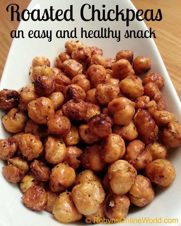 Chickpea Snacks Recipes
 Roasted Chickpeas Recipe – Robyns World
