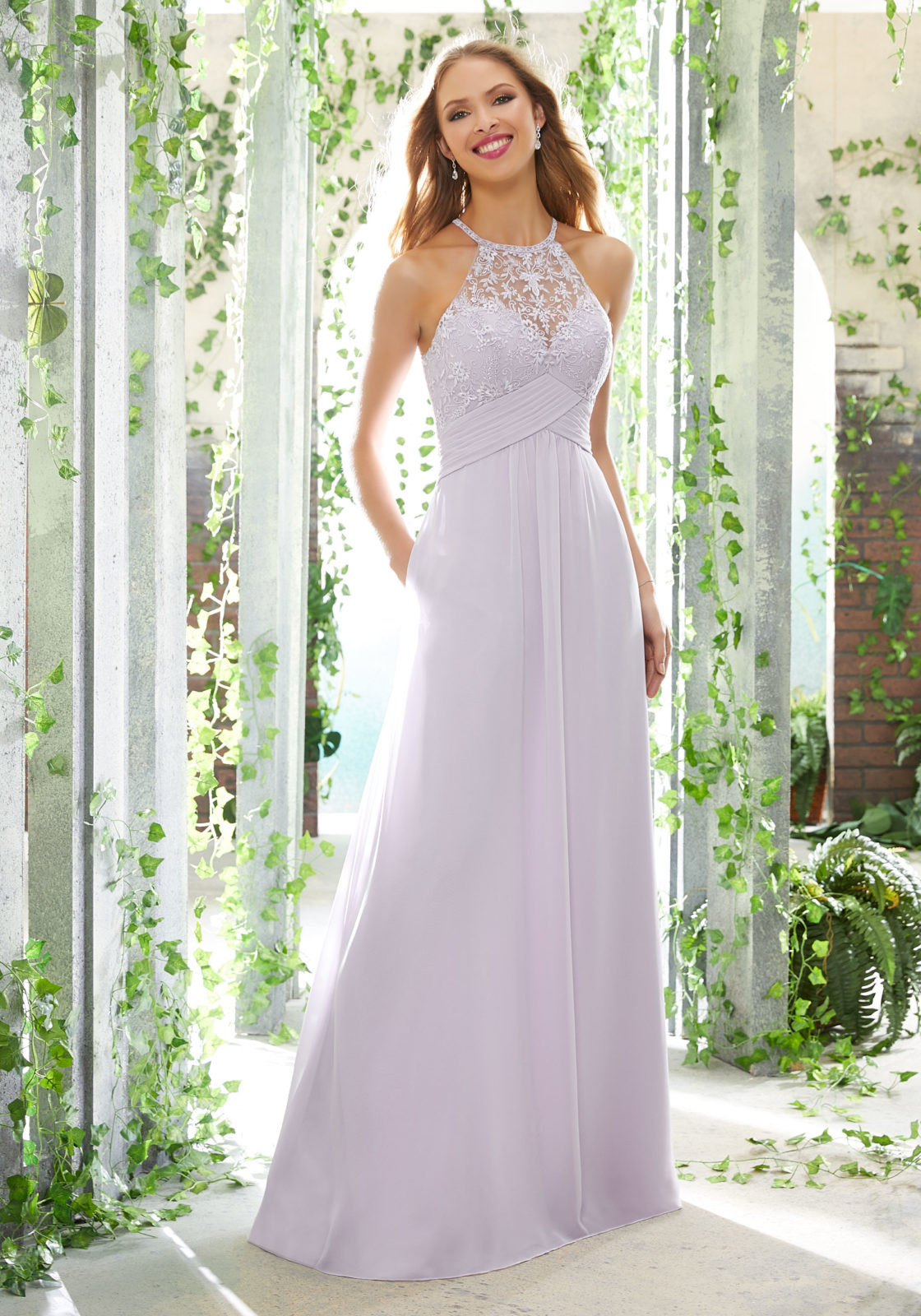 Chiffon Wedding Gowns
 Modern and Sophisticated Chiffon Bridesmaid Dress