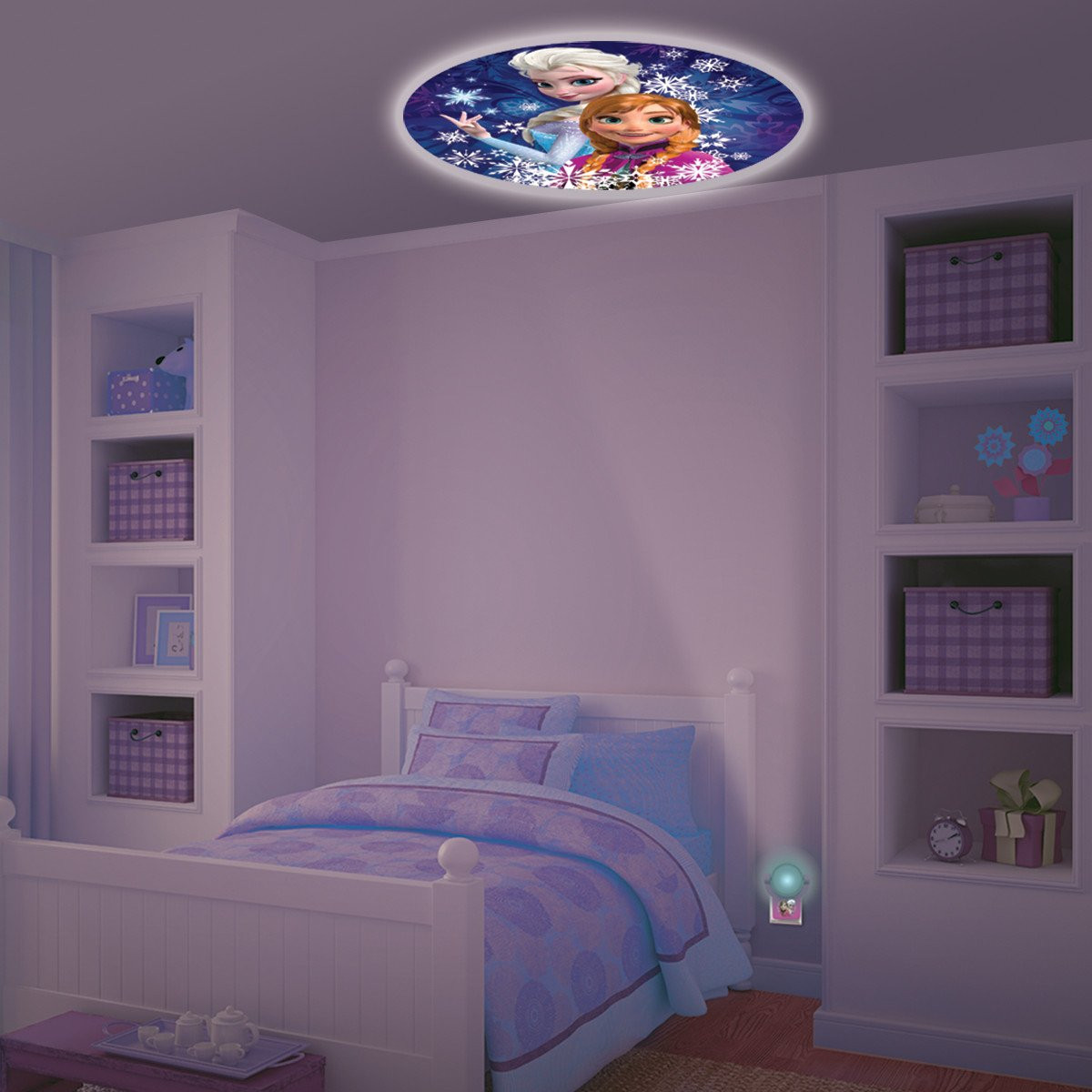 Child Bedroom Light
 Projector Night Lights Disney Frozen LED Kids Boys Girls