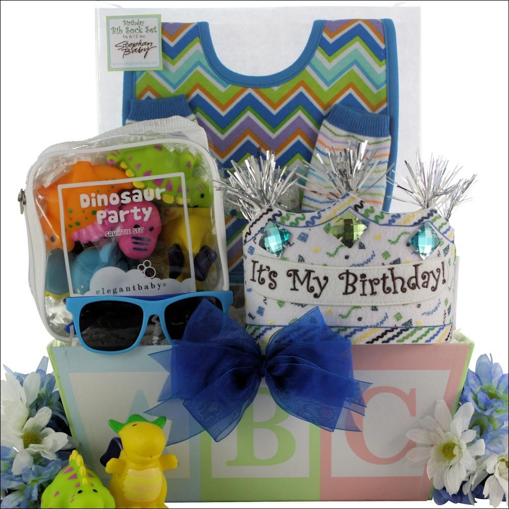 Child Birthday Gift Baskets
 Baby s 1st Birthday Gift Basket Boy