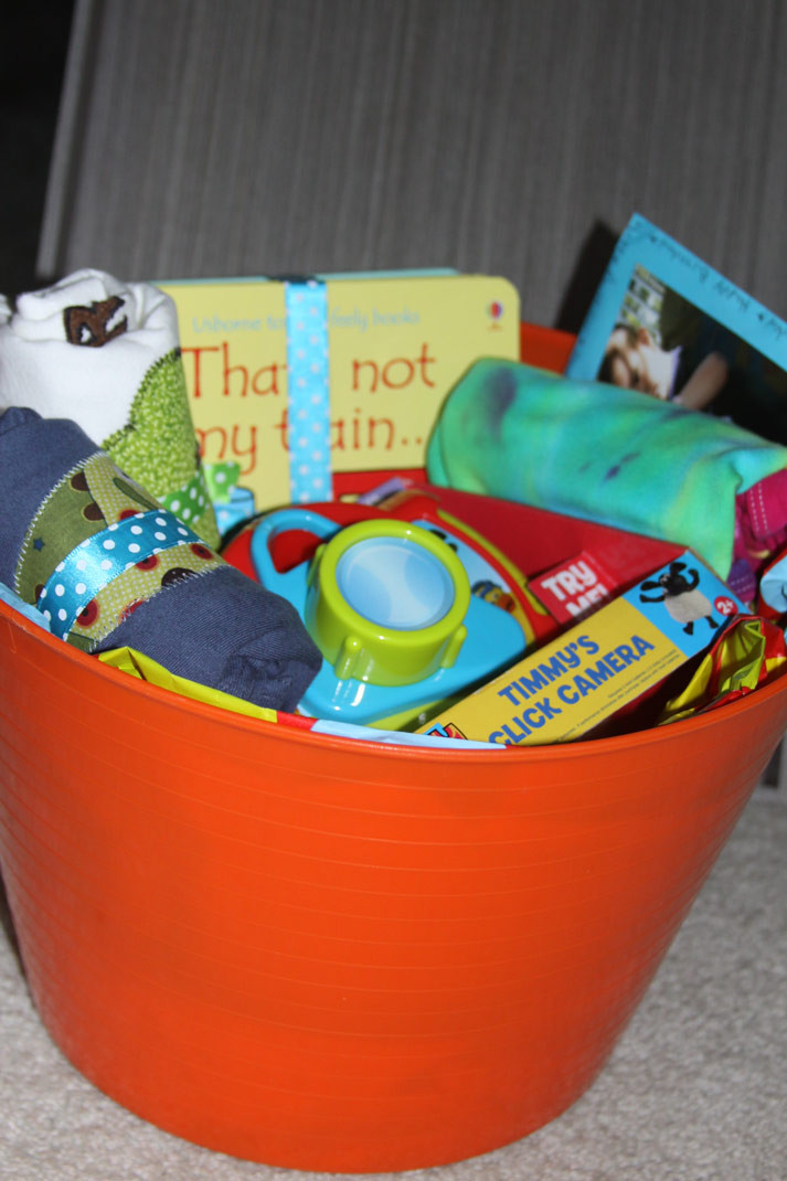 Child Birthday Gift Baskets
 Simple Gift Basket For A First Birthday And Getting Your