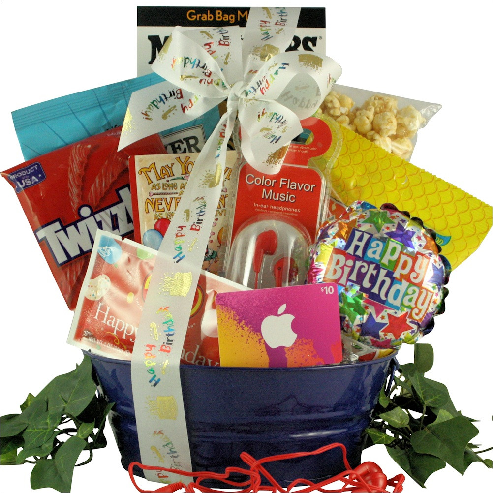 Child Birthday Gift Baskets
 Birthday Tunes Kid s Birthday Gift Basket for Boys Ages