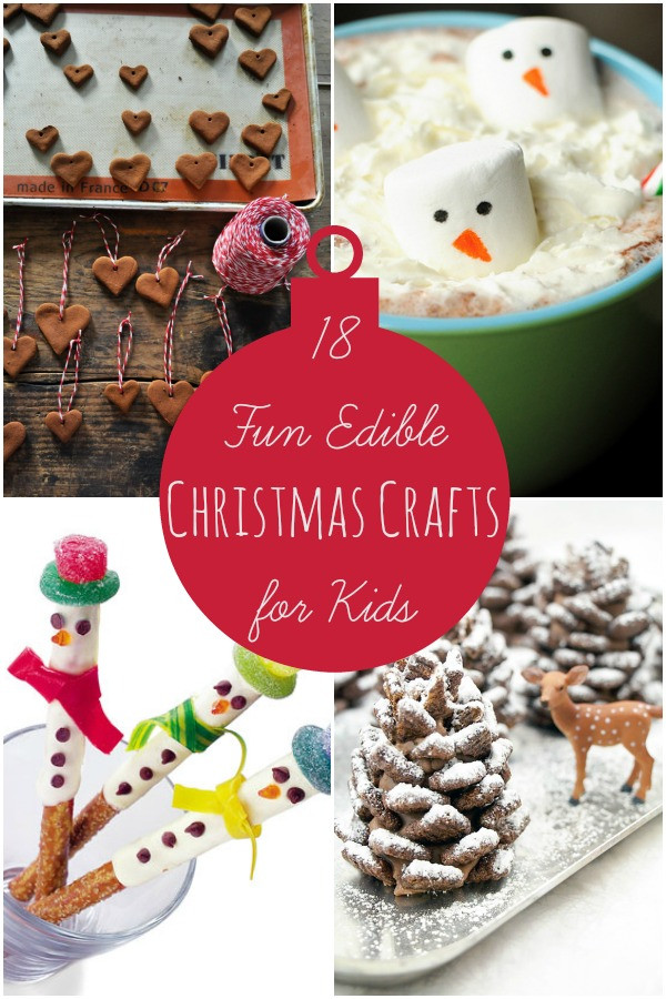 Child Craft Ideas For Christmas
 18 Fun Edible Christmas Crafts for Kids