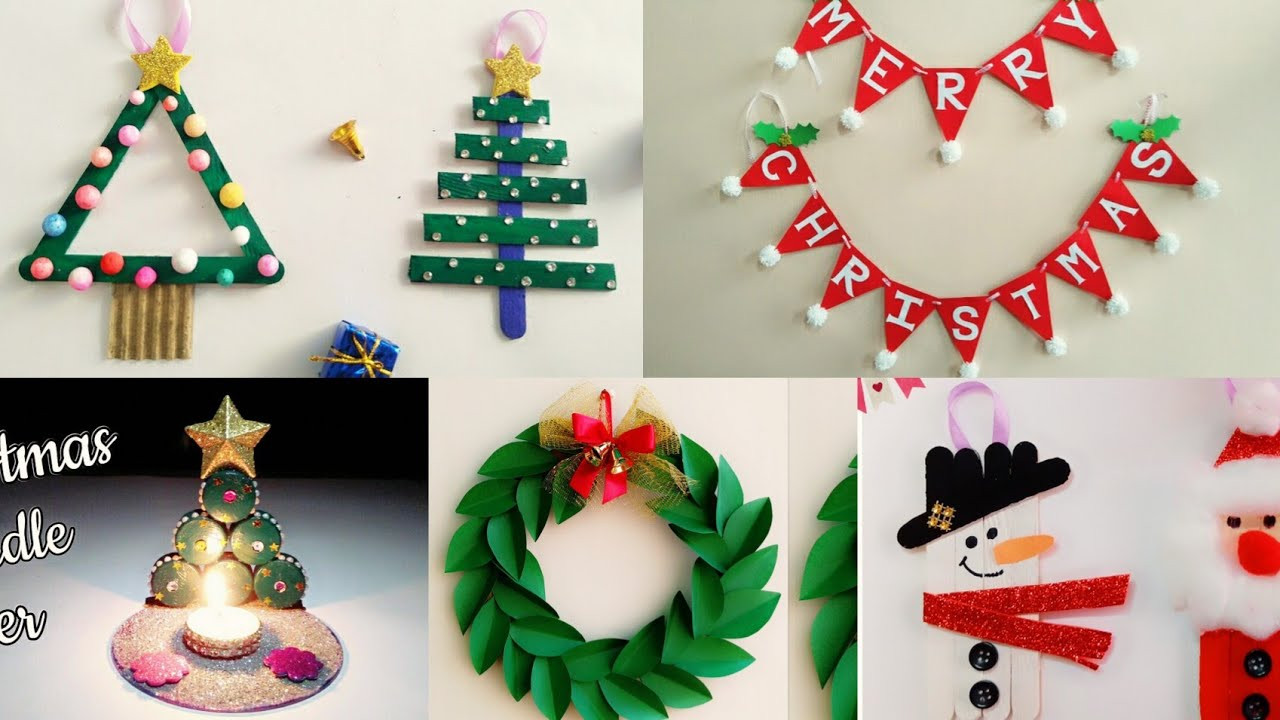 Child Craft Ideas For Christmas
 5 Easy Christmas Home Decoration Ideas Christmas Crafts