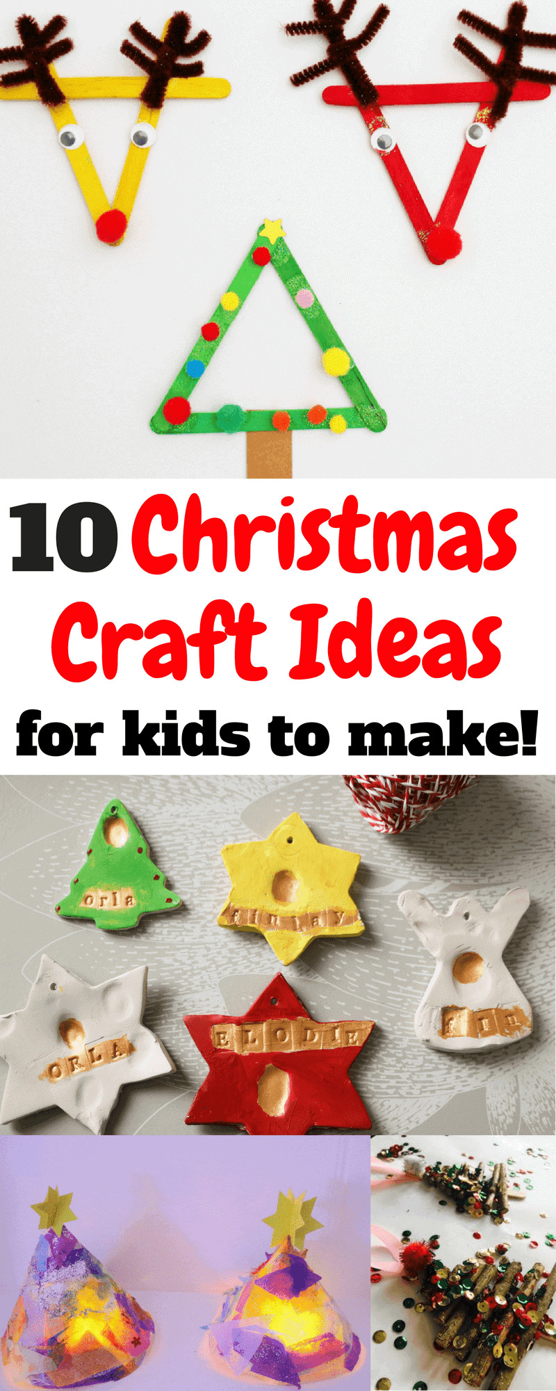 Child Craft Ideas For Christmas
 Crafts for children in the Christmas Holidays Christmas