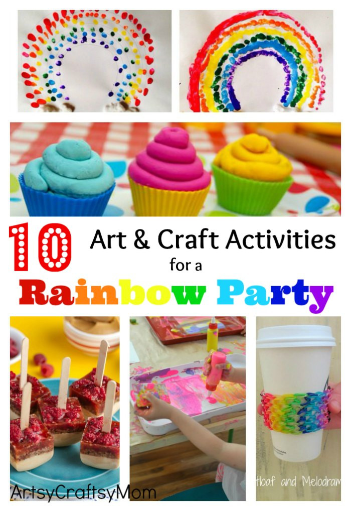 Children Art And Craft Ideas
 10 Art and Craft Activities for a Rainbow Party Artsy