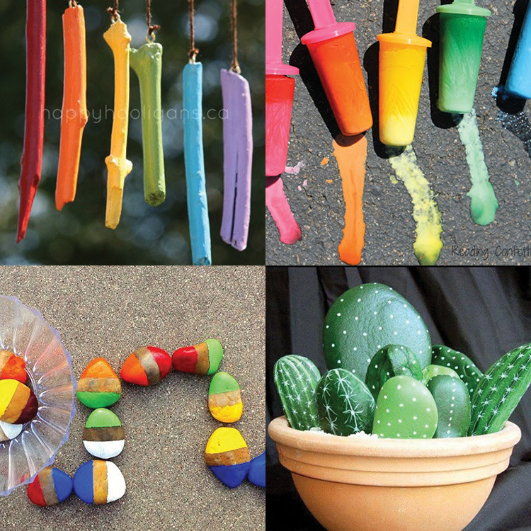 Children Art And Craft Ideas
 25 Outdoor Arts and Crafts for Kids