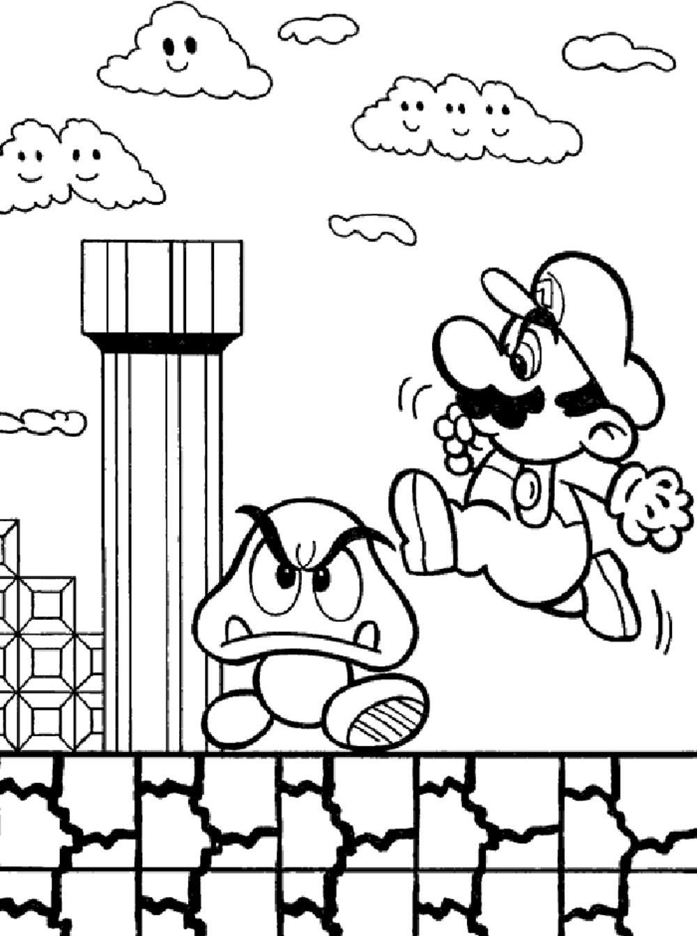 Children Coloring Games
 Mario Coloring Pages Themes – Best Apps For Kids