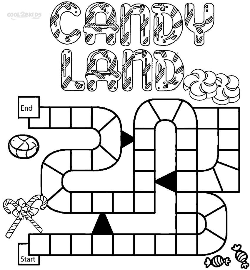 Children Coloring Games
 Printable Candyland Coloring Pages For Kids