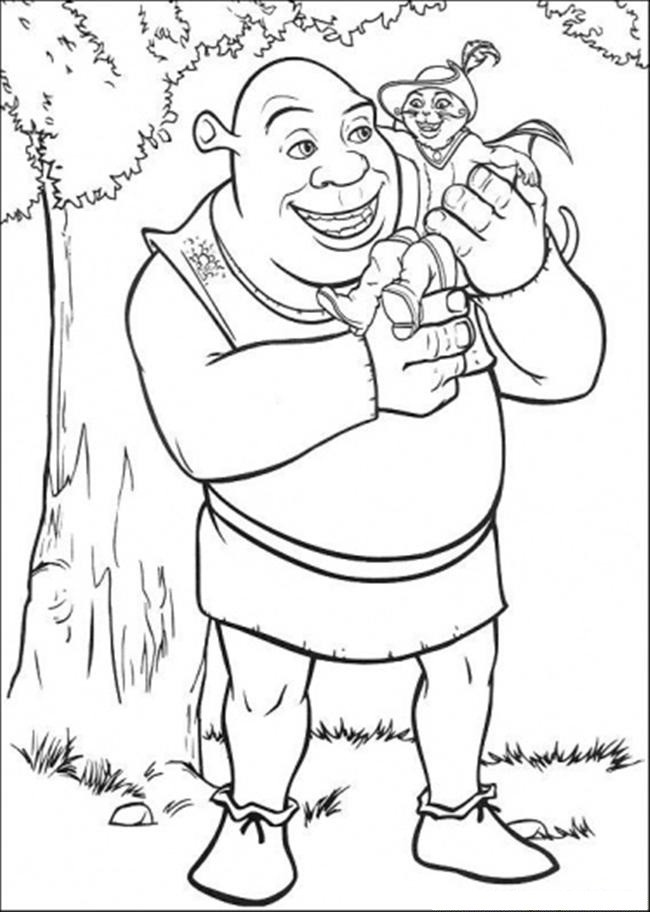 Children Coloring
 Free Printable Shrek Coloring Pages For Kids