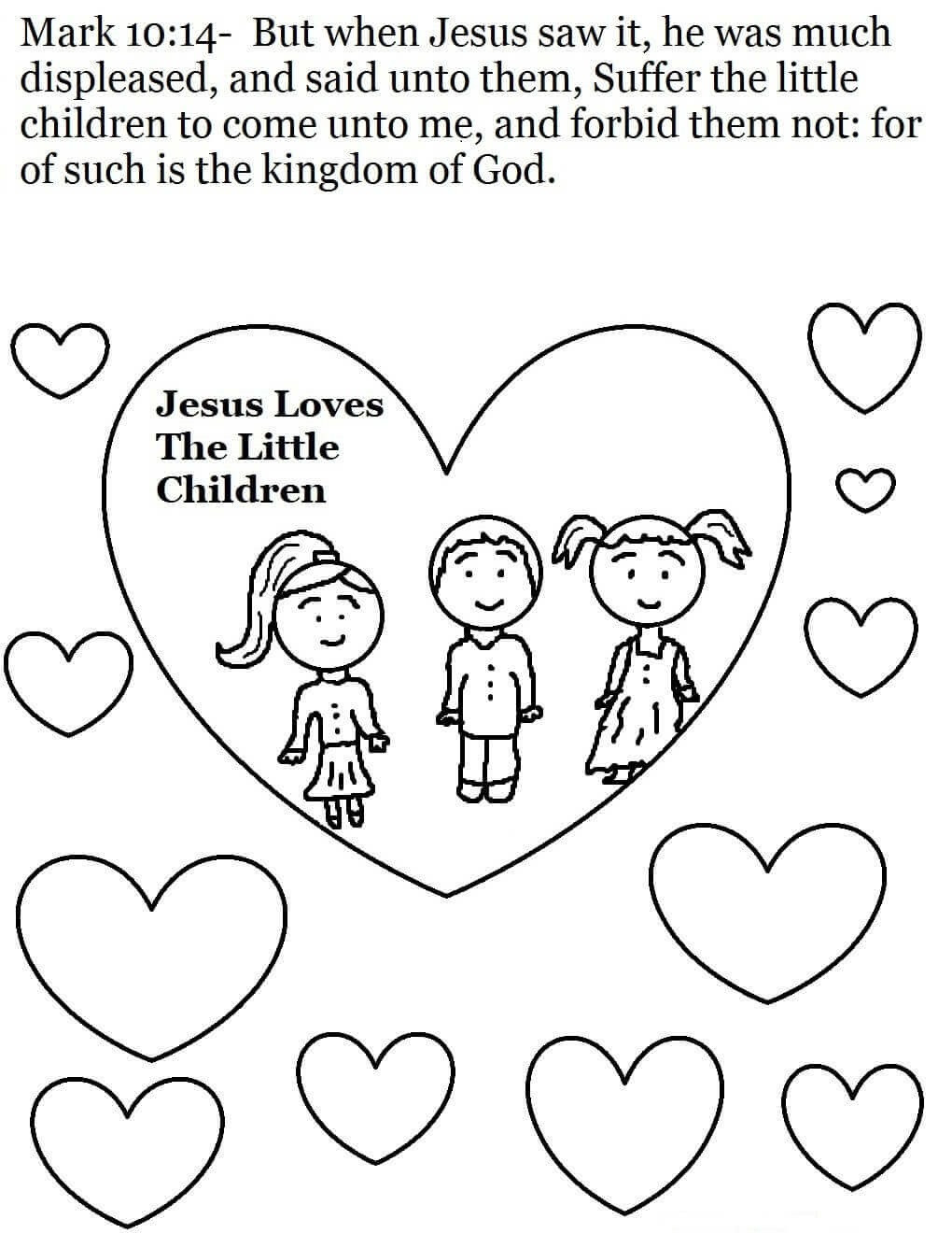 Children Sunday School Coloring Pages
 Free Printable Sunday School Coloring Pages