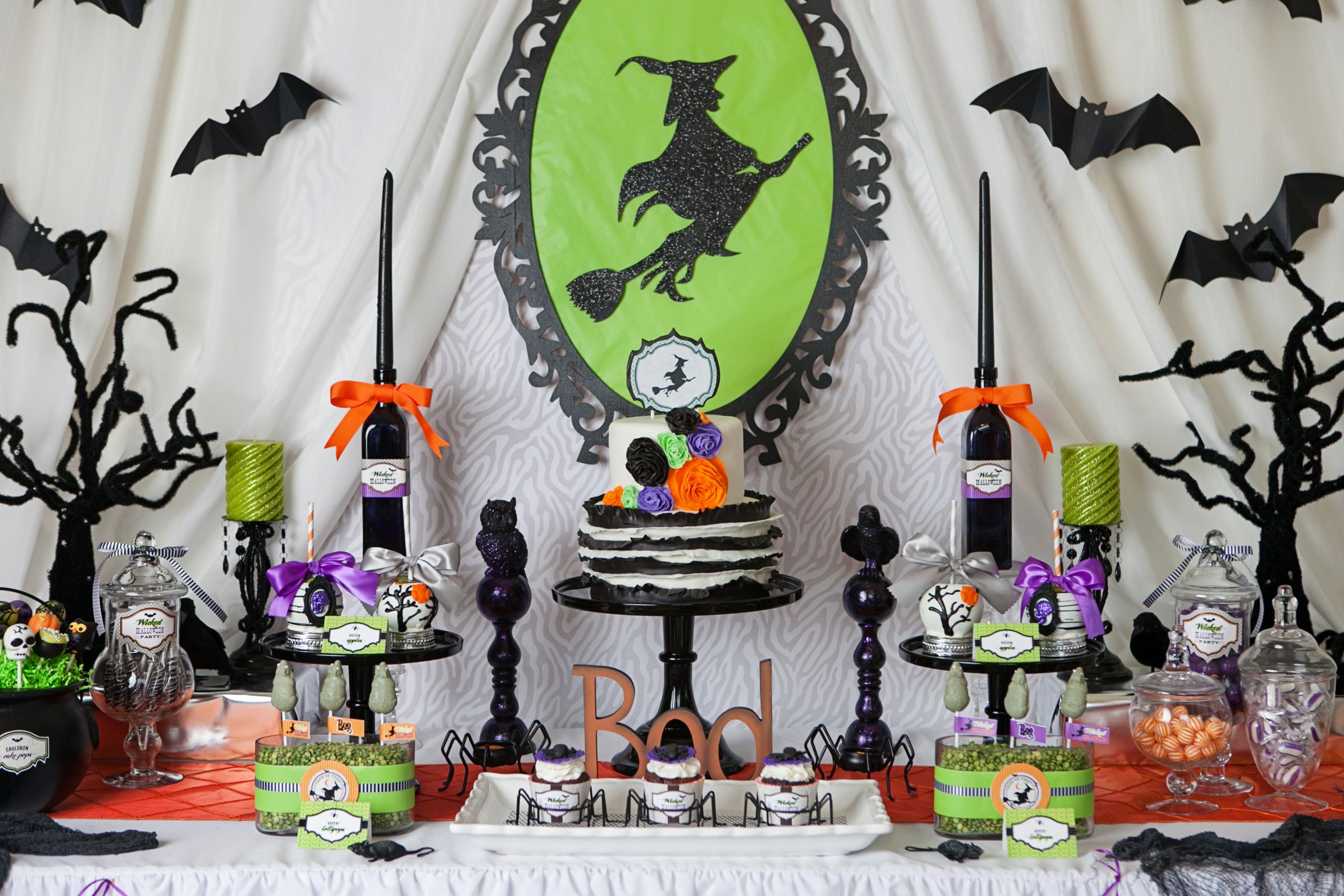Children'S Halloween Party Decoration Ideas
 A Wickedly Sweet Witch Inspired Halloween Party Anders