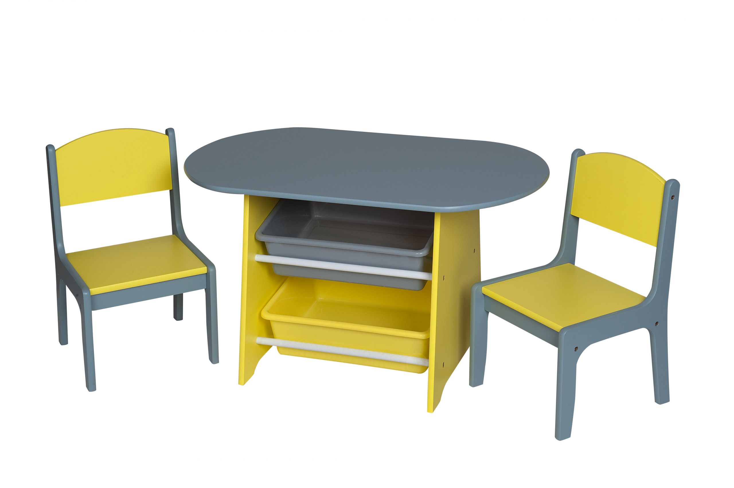Children'S Storage Bins
 Children s Oval Table w 2 Chairs and 2 Storage Bins