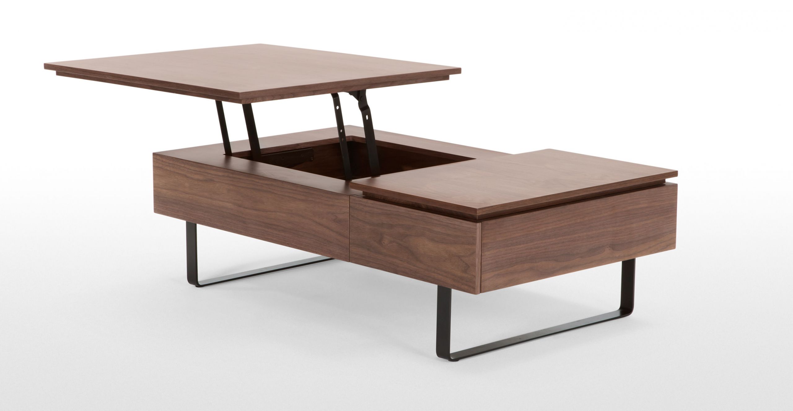 Children'S Table With Storage
 Flippa Functional Coffee Table with Storage Walnut