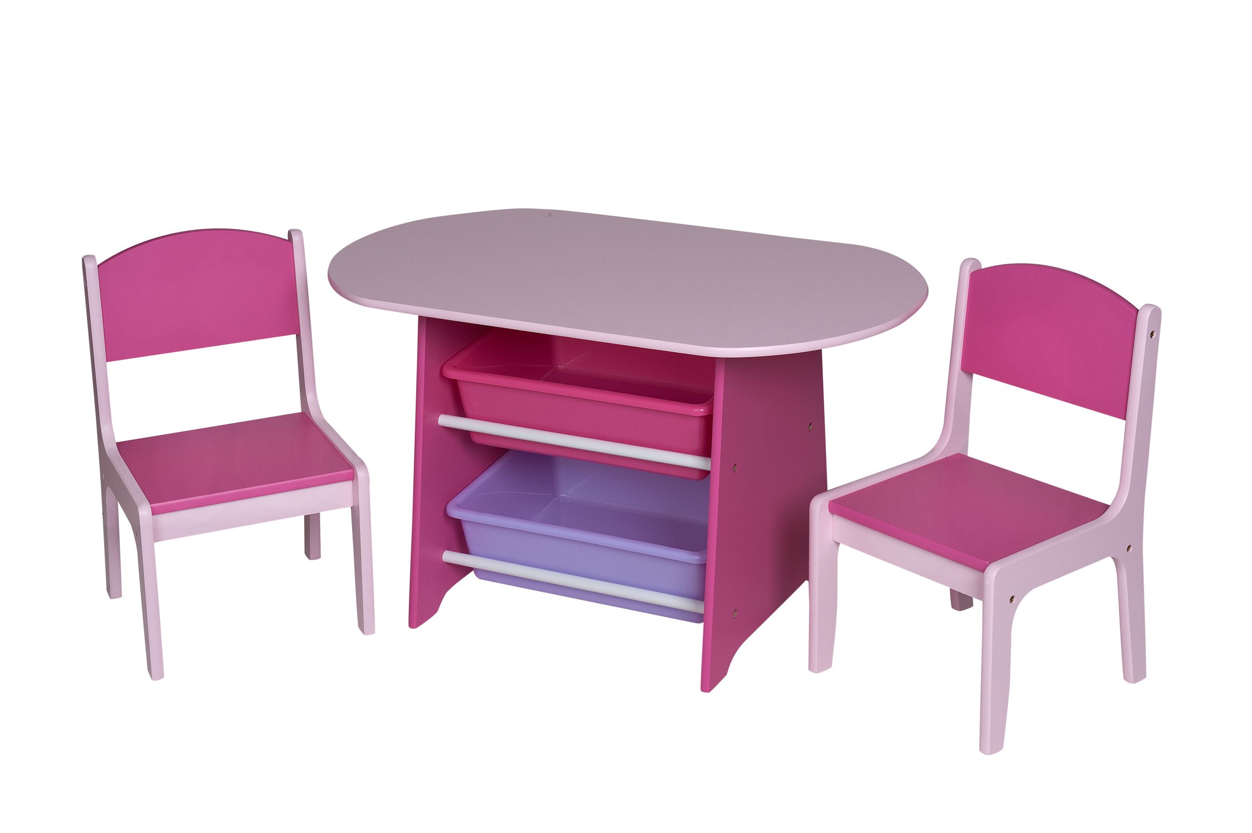 Children'S Table With Storage
 Children s Oval Table w 2 Chairs and 2 Storage Bins