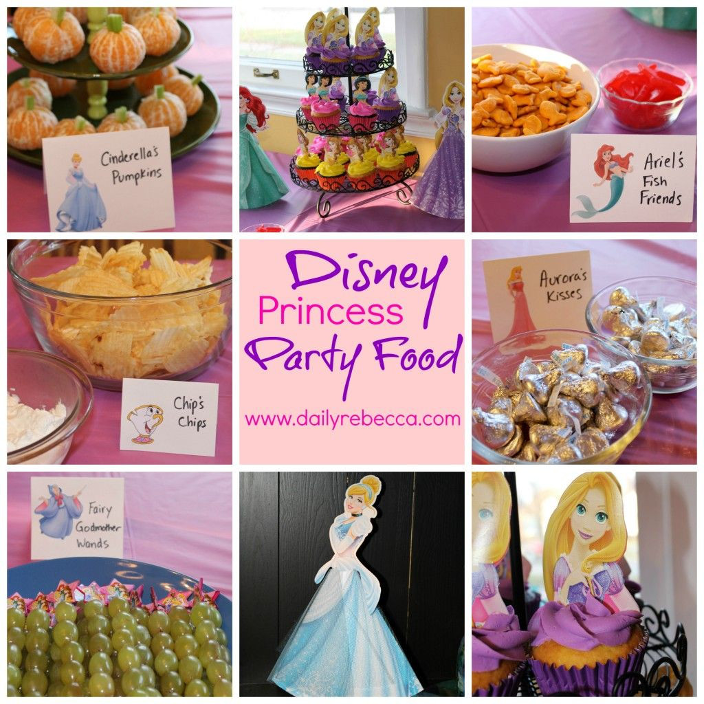 Childrens Princess Party Food Ideas
 Avery Turns Two A Disney Princess Party