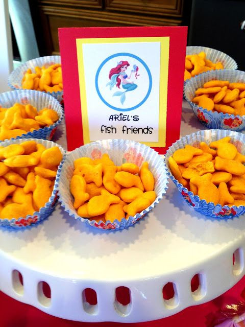 Childrens Princess Party Food Ideas
 Princess Birthday Party Food Ideas Ariel s Goldfish