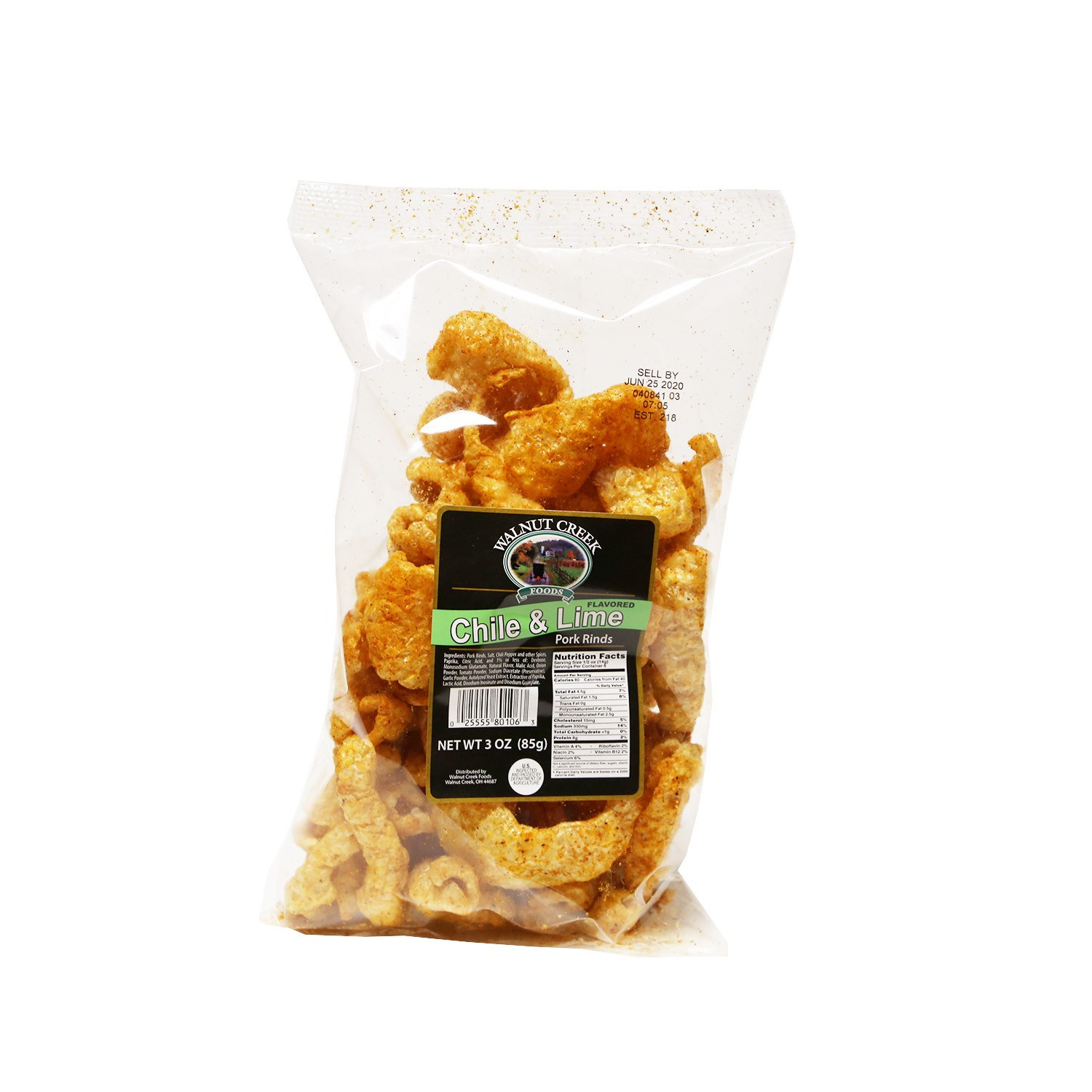 Chili Lime Pork Rinds
 Pork Rinds Chile Lime WC