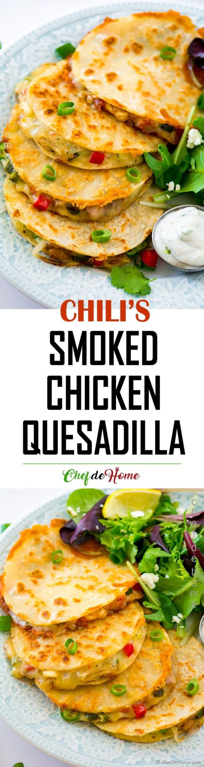 Chili'S Smoked Chicken Quesadillas
 Smoked Chicken Quesadillas Recipe