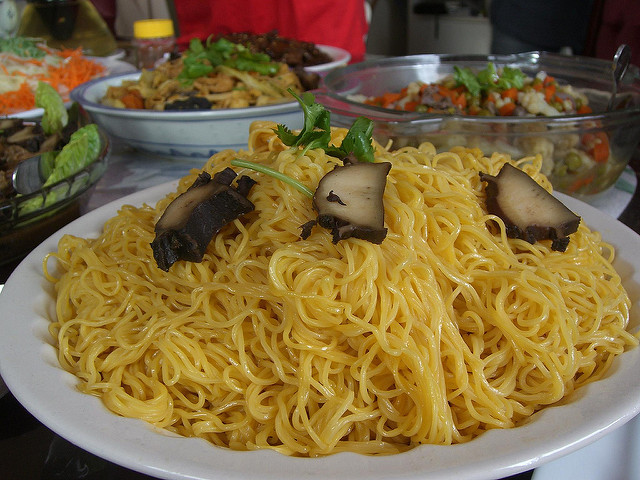 Chinese Birthday Noodles
 Happy Birthday Longevity Noodles Food Features