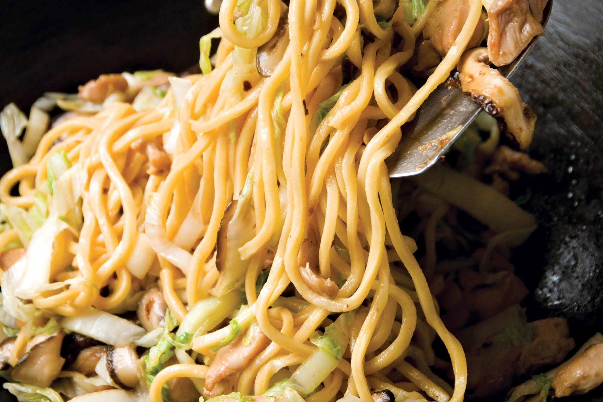 Chinese Birthday Noodles
 Longevity Noodles With Chicken Ginger and Mushrooms