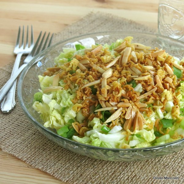 Chinese Cabbage Salad With Ramen Noodles
 Chinese Napa Cabbage Salad with a Crunchy Topping The