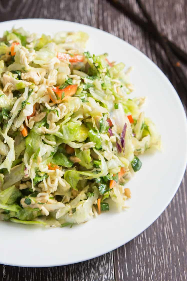 Chinese Cabbage Salad With Ramen Noodles
 Ramen Noodle Chinese Chicken Salad — Tastes Lovely