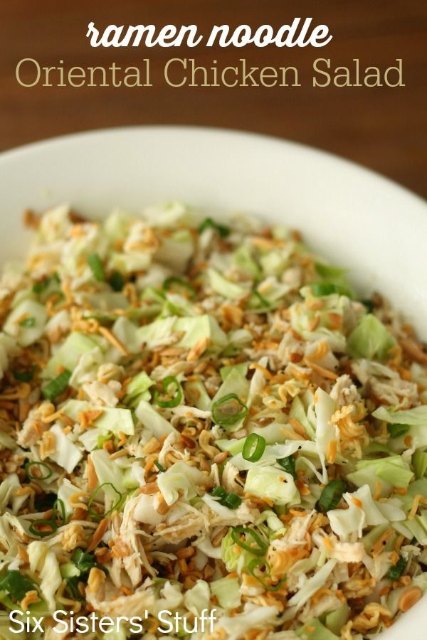 Chinese Cabbage Salad With Ramen Noodles
 oriental chicken cabbage salad ramen noodles