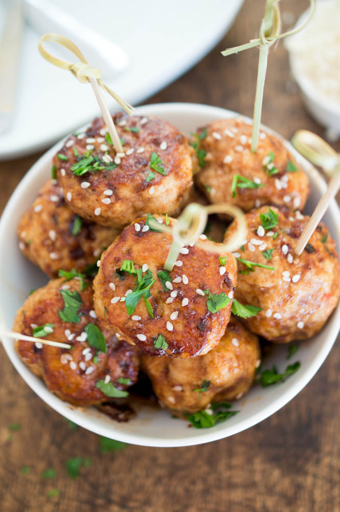 Chinese Meatballs Recipes
 Asian Style Chicken Meatballs