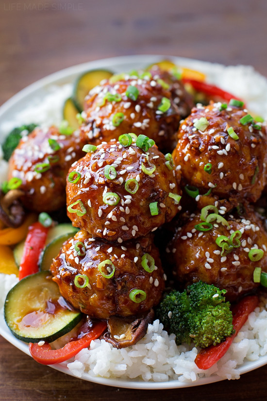 Chinese Meatballs Recipes
 Sticky Asian Meatballs Life Made Simple
