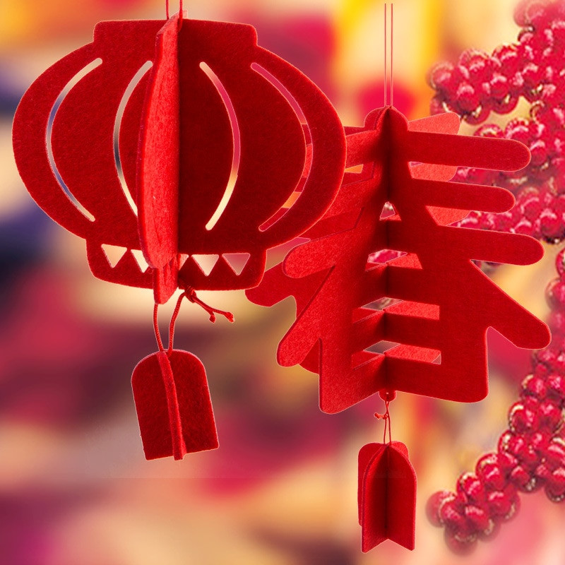 Chinese New Year Decorations DIY
 Chinese New Year Lantern Pendant Christmas Tree