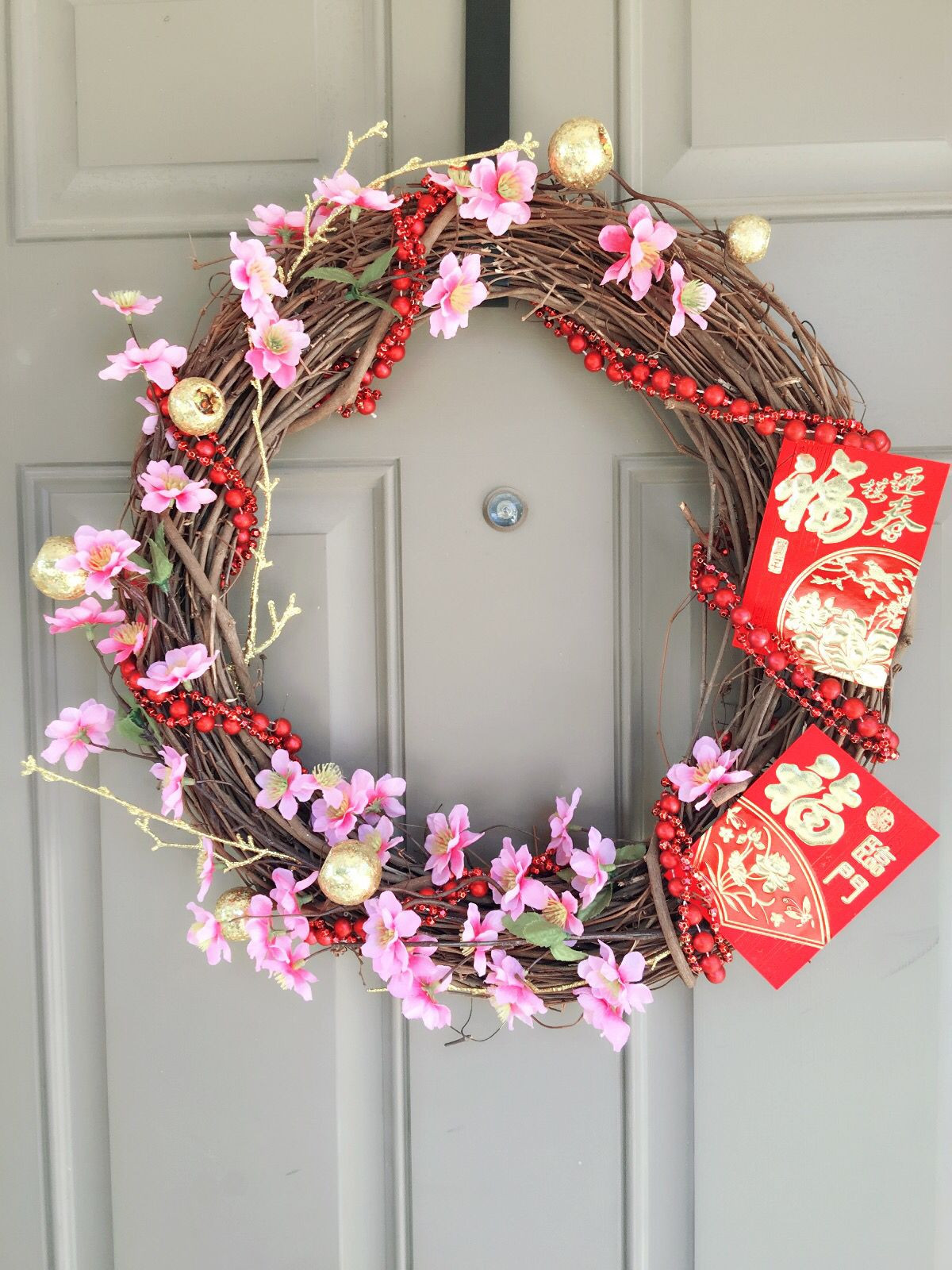 Chinese New Year Decorations DIY
 DIY lunar New Year wreath Tet Vietnamese New Year Chinese