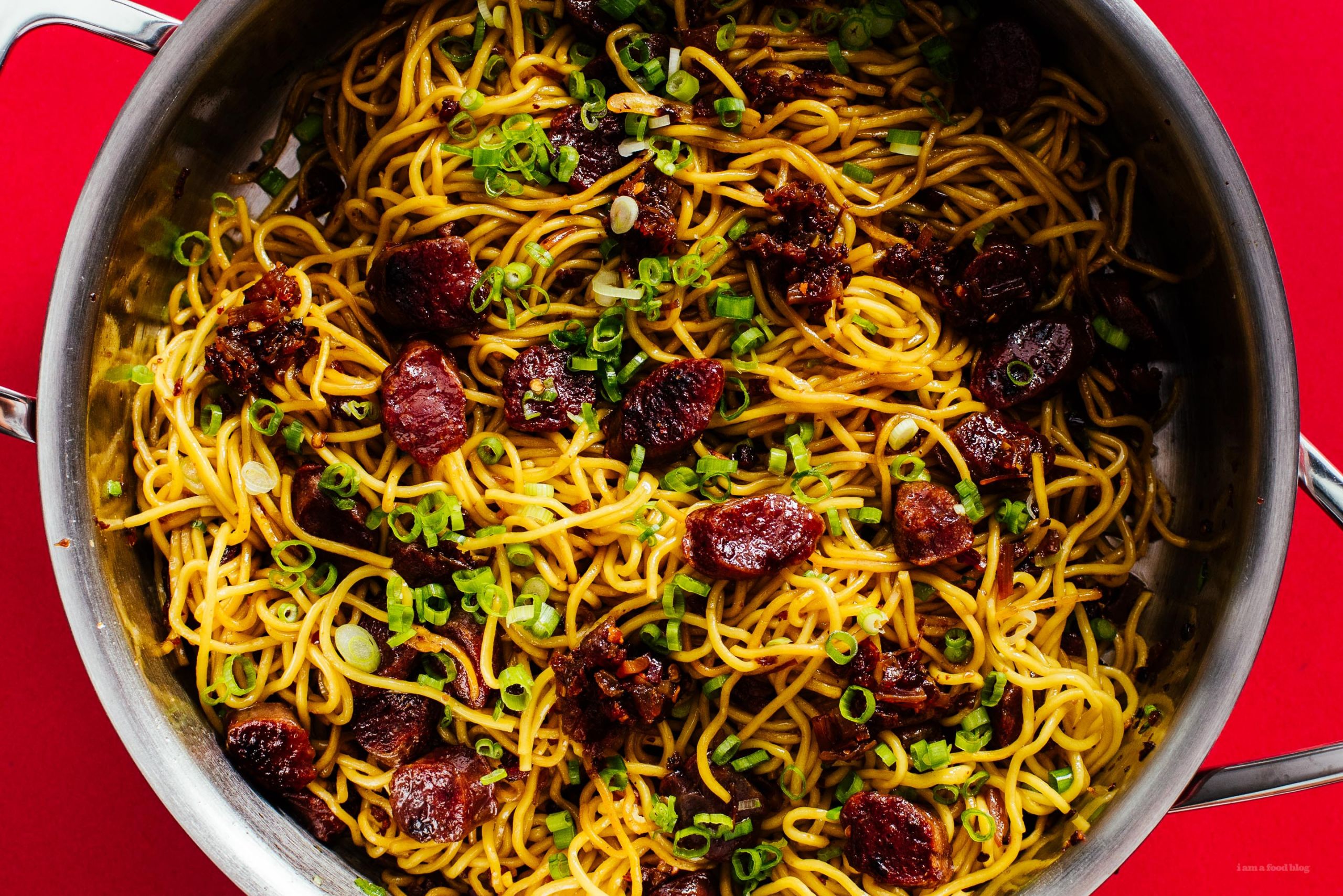 Chinese Sausage Recipes
 Chinese Sausage and XO Sauce Noodles · i am a food blog i