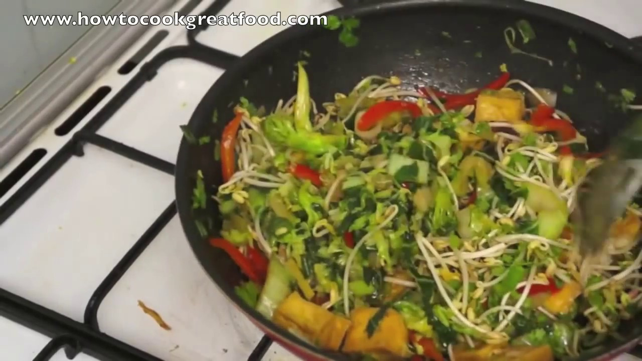 Chinese Stir Fry Vegetable Recipes
 Chinese Stir Fry Tofu & Ve ables Recipe Asian Wok