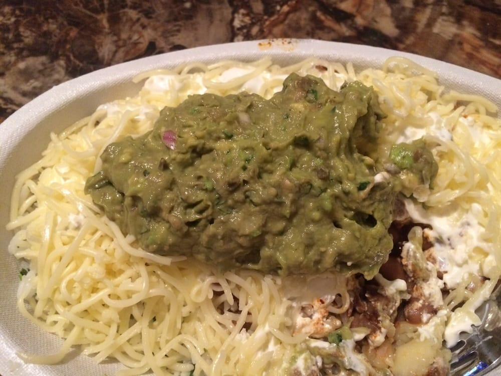 Chipotle Mexican Grill Guacamole
 The horribly nasty brown "guacamole" Yelp