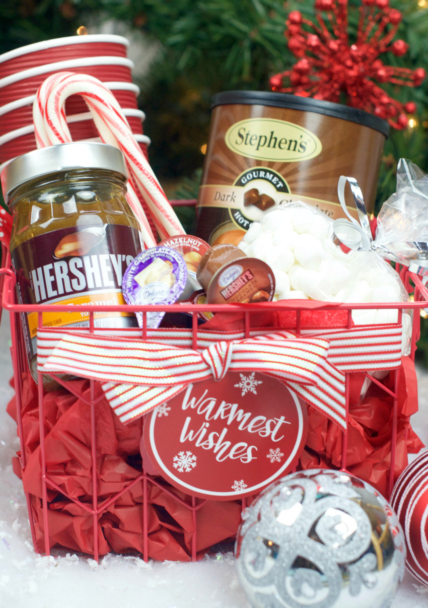 Chocolate Gift Baskets Ideas
 Hot Chocolate Gift Basket for Christmas – Fun Squared