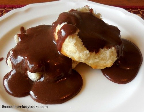 Chocolate Gravy And Biscuits
 CHOCOLATE GRAVY AND BISCUITS The Southern Lady Cooks