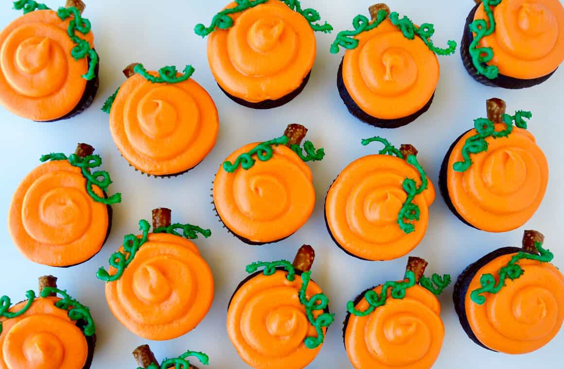Chocolate Halloween Cupcakes
 Chocolate Halloween Cupcakes with Cream Cheese Frosting