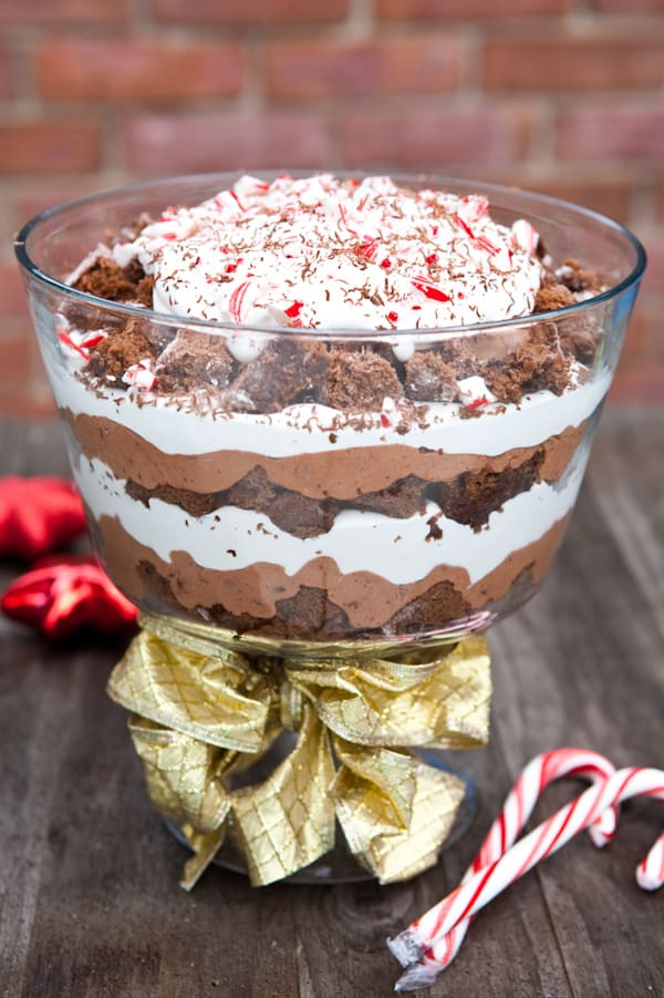 Chocolate Holiday Desserts
 Eclectic Recipes • Chocolate Peppermint Trifle