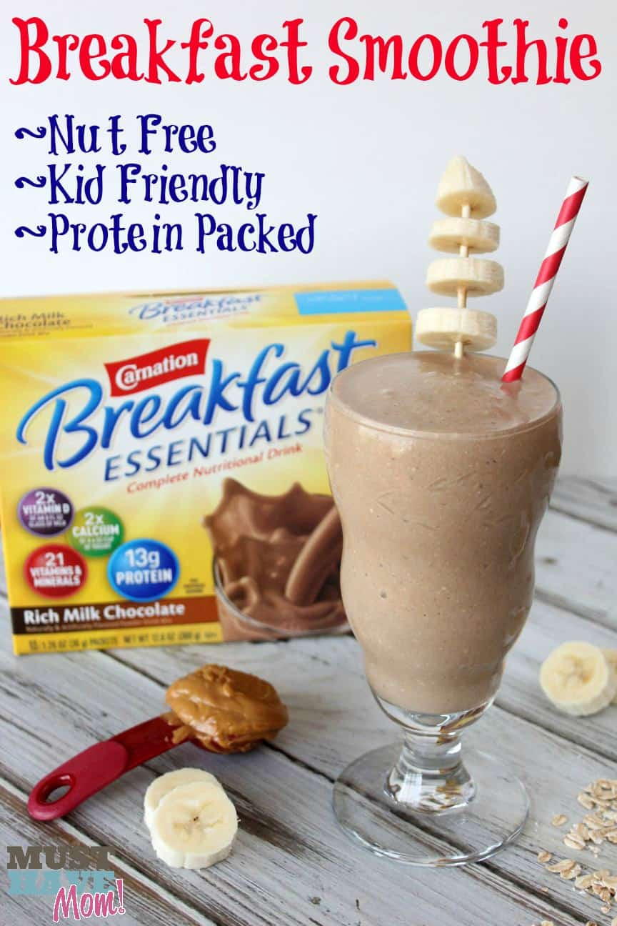 Chocolate Smoothies For Kids
 Chocolate Banana Oatmeal Smoothie Recipe Kid Friendly