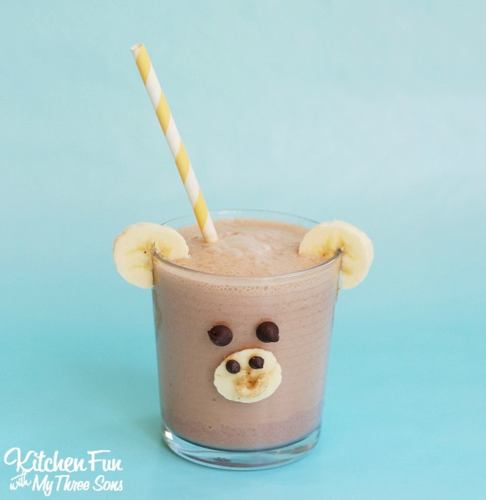 Chocolate Smoothies For Kids
 Chocolate Peanut Butter Banana Smoothie Monkey Kitchen