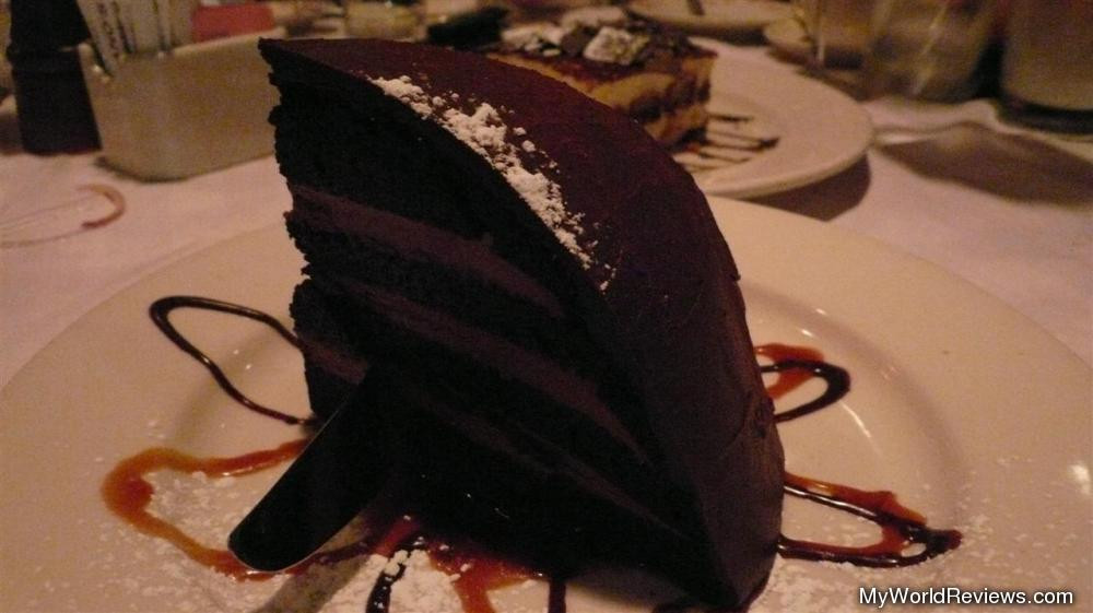Chocolate Zuccotto Cake
 Review of Maggiano s Little Italy at MyWorldReviews