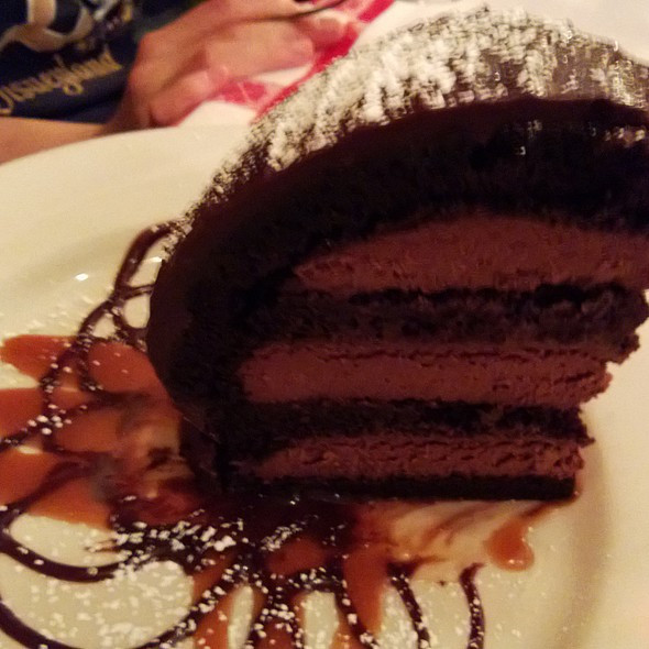 Chocolate Zuccotto Cake
 Maggiano s Bellevue Restaurant Bellevue WA